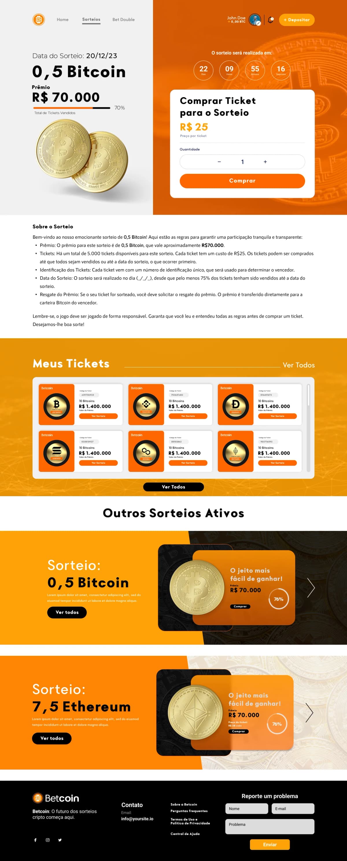 Página de detalhes