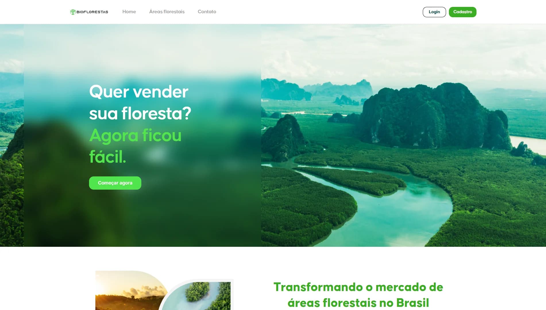 Bioflorestas – Plataforma de Negociação de Florestas